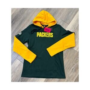 NFL Green Bay Packers Green Yellow Hoodie FOCO Women’s Small